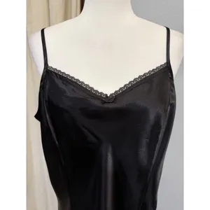 APT. 9‎ Intimates Chemise XL Black Side Slit Adjustable Straps Whimsigoth Slip thumbnail 11