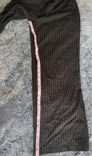 Women’s Pinstriped Flare Leg Pants (Plus Size: 0XL) thumbnail 8