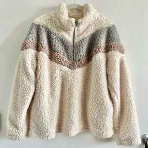 Harper Heritage Cozy Chevron Sherpa Quarter Zip - M thumbnail 1