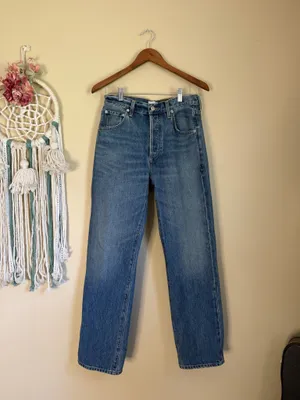 Citizens Of Humanity Baretta Relaxed Straight Denim Jeans Blue Size 26 thumbnail 3