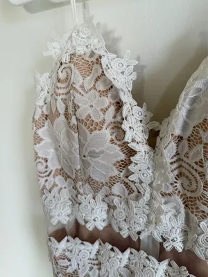 Windsor Dress Lace White thumbnail 2