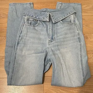 ‎Hollister foldover mom jeans size 23 thumbnail 1