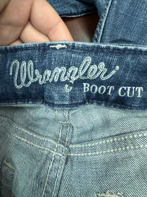 Wrangler Slim Fit Boot Cut Mid Rise Jeans Size 5x36 thumbnail 6