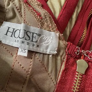 HOUSE OF CB London Genevieve Crimson Bandage And Beige Mesh‎ Dress thumbnail 10