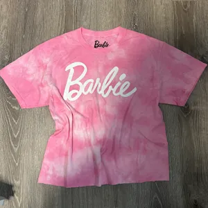 Barbie NWOT Pink Tye Due Crop Top Shirt Movie thumbnail 1