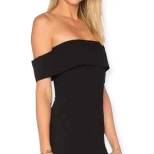 Wild Fable By The Way x Revolve Aubry Off Shoulder Jumpsuit Flare Leg Black Size XS thumbnail 10
