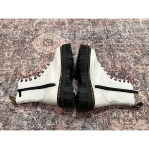 Dr. Martens Jadon Platform Boots White Leather‎ Women's 5 Punk Grunge Y2K thumbnail 9