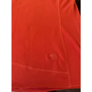Mountain Hardwear Women's Orange Performance Hoodie Running Hiking Sz M Shirt thumbnail 2
