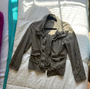 Green Cargo Zip Jacket thumbnail 8
