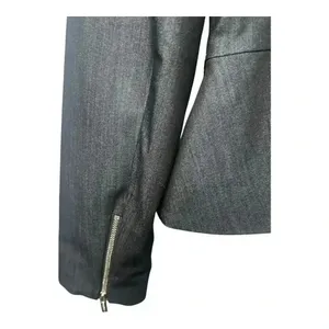 Calvin Klein Womens Denim Blue Peplum Zip Up Blazer,‎ Size 8 thumbnail 8