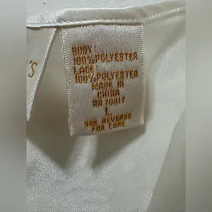 Victoria’s Secret Vintage Gold Label Teddy Ivory Lace Sequins Bodysuit Fairy thumbnail 8
