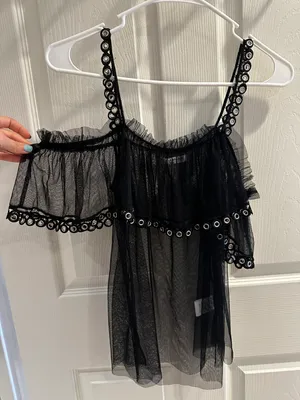Glamorous Sheer Top thumbnail 1