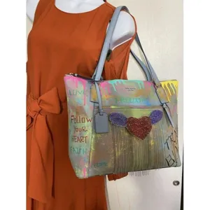 kate spade w handbag customized by me w graffi mul thumbnail 9