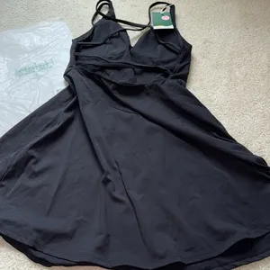 Halara Crisscross Backless Flare Mini Slip Dance Active Dress S NWT thumbnail 9