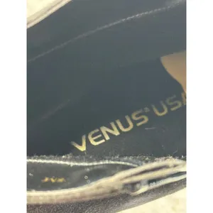Venus USA Black Suede Ankle Boots‎ Pointed Toe Kitten Heel Leather Z4615-BK 8M thumbnail 7