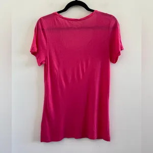 Old Navy Pink Twisted Collar Lightweight Short Sleeve Tee Medium New W/O Tag thumbnail 5