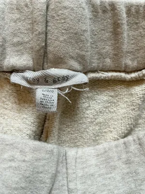 Grey & Gray Heather Beige Wide Leg Sweatpants Loungewear - Size Large thumbnail 3