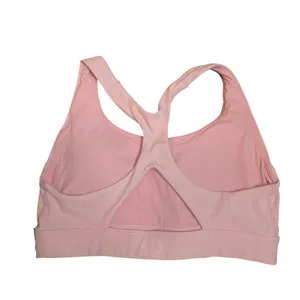Athleta Pink Racerback Sports Bra Medium Impact Keyhole Back Womens Workout Top thumbnail 2