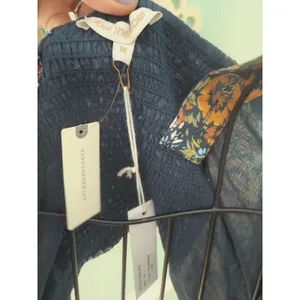 ANTHROPOLOGIE‎ M Love The Label Patchwork Cropped Tank Off Shoulder Top coquette thumbnail 6
