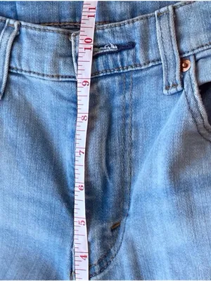 LEVI’S Light Wash Ripped Straight Leg Jeans - Blue thumbnail 9