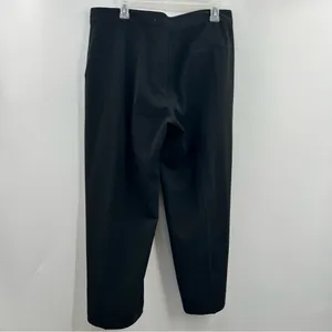 Clara Sun Woo Pants Womens L Black Wide Leg Stretch Career Trousers Pockets thumbnail 3