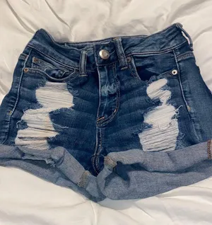 Outfitters Ripped Jean Shorts thumbnail 1