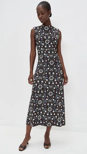Brown Floral Dress thumbnail 2