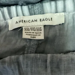 American Eagle Gray Square Neck Puff Sleeve A Line Tiered Midi Dress Size XXL thumbnail 3
