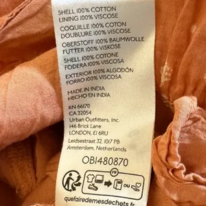 Free People Golden Hour Maxi Dress Bohemian Floral Dainty Tan Neutral Small thumbnail 13