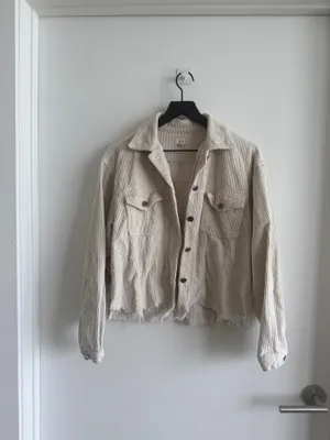 Cream Corduroy Jacket POL thumbnail 2