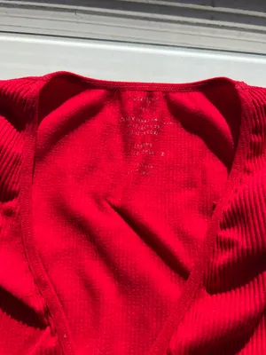 Urban Outfitters Red Seamless Tank Top thumbnail 4