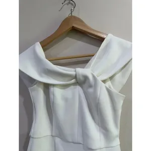 Elliatt Ivory Off Shoulder Bow Cocktail Mini Dress E7042406 XS thumbnail 3