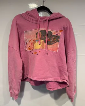 Disney Pocahontas Pink Graphic Women's‎ Hoodie thumbnail 1