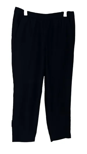 Banana Republic Black Hayden Straight Leg Pant - Size M Pull On thumbnail 1