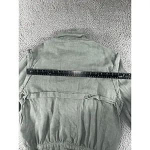 Blanknyc Jacket Women XS Full Zip Linen Utility Steampunk‎ Boho thumbnail 7