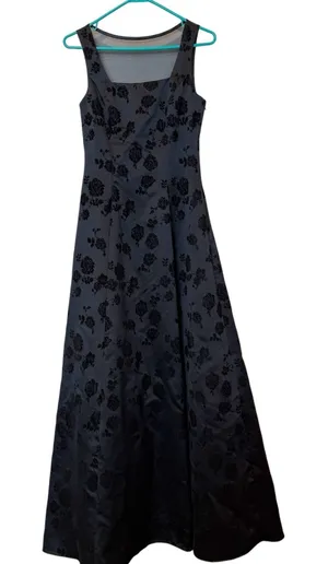 Vintage Blondie Nites Y2K Whimsigoth‎ Prom Dress Size 3/4 Fairy Velvet Burnout thumbnail 1
