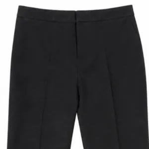 Ralph Lauren Black Slim Ankle Trousers Size 2 Waist-Tabs Minimalist Corporate thumbnail 2