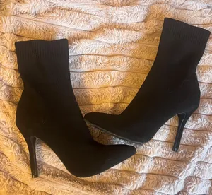 Sock Boot Heels Black Size 6 thumbnail 2