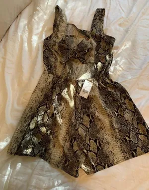 Buckle Willow & Root Snakeskin Romper thumbnail 4