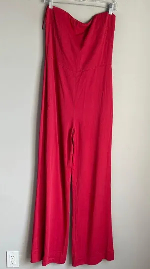 NEW Ramy Brook Vivian Jumpsuit Rouge 8 thumbnail 2
