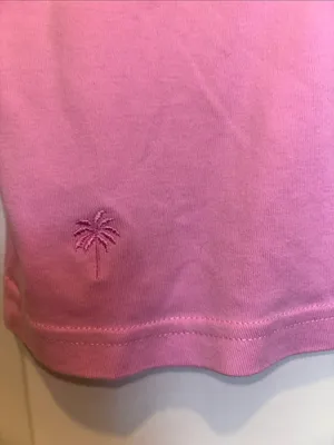 Lilly Pulitzer Pink Tee Shirt Cap Sleeves Size Xl Preloved Good Condition thumbnail 4