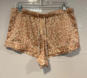 Leopard Print Satin like Lounge Shorts - Beige & Tan by Victoria’s Secret thumbnail 1
