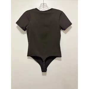 Athleta Bodymove‎ Short Sleeve Crew Bodysuit Medium NWOT thumbnail 3