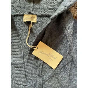 Universal Thread Blue Knit Hooded Poncho Sweater Size L NWT Boho Fall Cozy NWT thumbnail 8