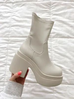 ASOS White Booties thumbnail 2