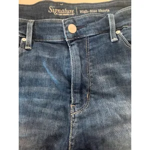 Levi's 16 33 high rise signature denim short jean cut off thumbnail 4