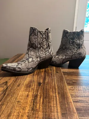 Ariat Snakeskin ankle boots thumbnail 3