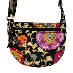 Vera Bradley‎ Floral Quilted Crossbody Bag Purse Adjustable Strap thumbnail 5