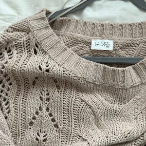 Cropped knit sweater thumbnail 6