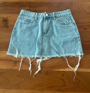 Edikted Demin Mini Skirt thumbnail 1